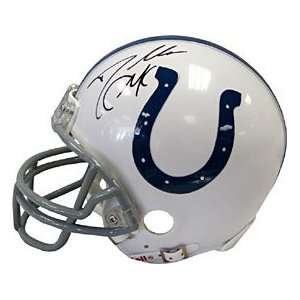 Dallas Clark Autographed / Signed Indianapolis Colts Mini Helmet