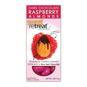 Sweet Retreat Naturals Roasted Almonds with Dark Chocolate, Raspberry 