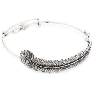  Alex And Ani Earth Sultry Plume Feather Bangle Jewelry