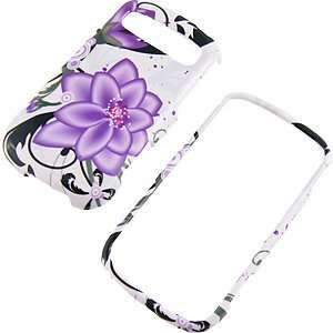  Violet Lily Protector Case for Samsung Admire R720 Cell 
