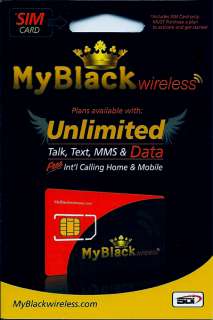   Prepaid SIM Card w/$40 Top up Card (Unlimited Talk, Text & MMS)  