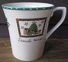 MIKASA Christmas Wish HK713 Cappuccino Mug 4 SANTA  