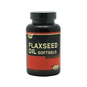  Optimum Nutrition Flaxseed Oil Softgels (100 Ct.) Health 