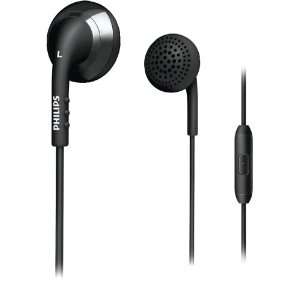  PHILIPS SHE2675BK/28 POP COLOR HEADSET EARBUDS WITH BLACK 