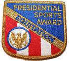 a039 presidential sports award horse equitation patch  