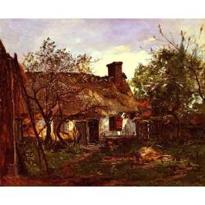   Cottage in Berneval, By Delpy Hippolyte Camille 