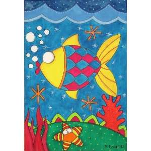 Pilyart   Fish Art Canvas 