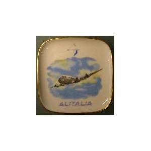  Alitalia Vintage Collectible Plate 