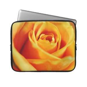  Flame Colored Rose Laptop Sleeve Electronics