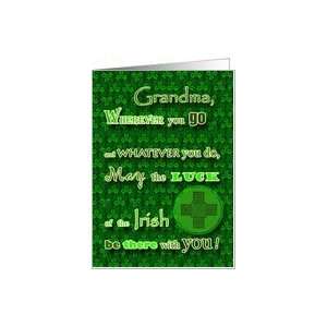  St. Patricks Day for Grandma, Irish Blessing with Celtic 