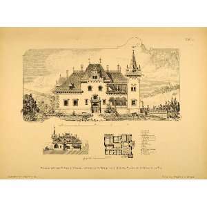  1890 Print House Kluge Floor Plan Trutnov Architecture 