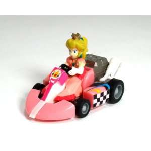   Tomy Gashopan 1.5 Inch Princess Peach Pull Back Racer Toys & Games