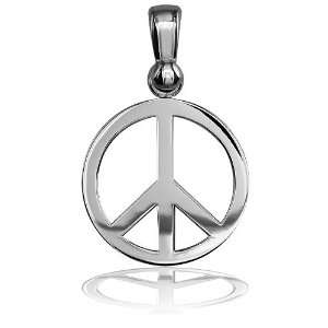   Peace Sign Jewelry Charm in Sterling Silver Sziro Jewelry Designs