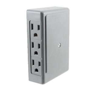  Cord Protector 6 Outlet Wall Tap Splitter   Side Entry 