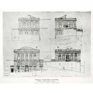  1928 Print Washington Heights Educational Building McKim 