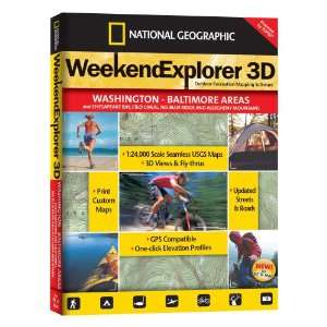 National Geographic Weekend Explorer 3D   Washington   Baltimore Areas 