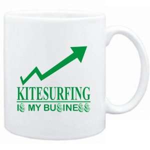  Mug White  Kitesurfing  IS MY BUSINESS  Sports 