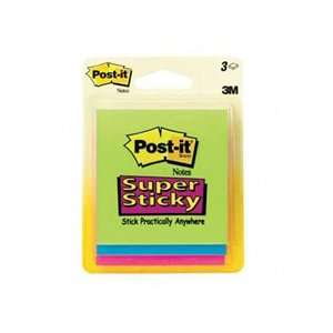  3M Post it Super Sticky Pads in Clamshell Pack Office 