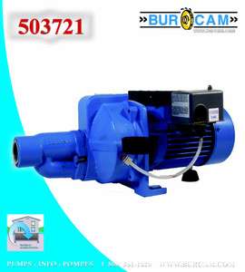 BURCAM 3/4 HP Convertible Well Jet Pump 503721 772910037215  