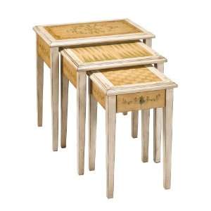  Hillsdale Summer Floral Tiered Gameboard Accent Tables 
