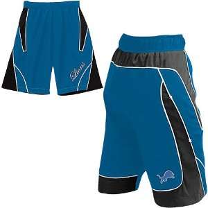 Reebok Detroit Lions Youth Axel Board Shorts Size Large  