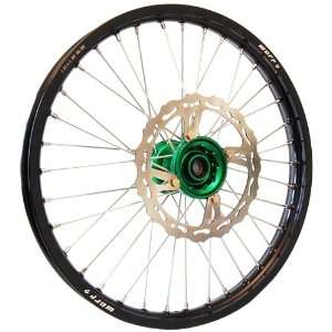  Warp 9 MX Wheels Green/Black Wheel with Painted Finished 