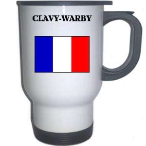  France   CLAVY WARBY White Stainless Steel Mug 