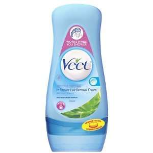  Veet In Shower Hair Removal Cream for Sensitive Skin with Aloe Vera 