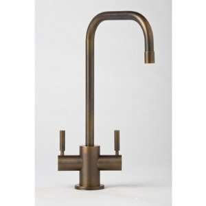   Faucet with Lever Handle Finish White Powder Coat