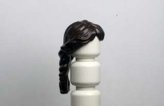 NEW Lego Minifig PRINCESS TAMINA Long Dark BROWN FRENCH BRAIDED HAIR 