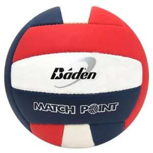   Leather Volleyball RED/WHITE/NAVY OFFICIAL