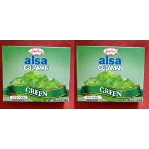 packs Ladys Choice Alsa Gulaman Green Unflavored Gelatine  