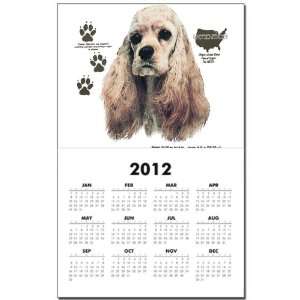  Calendar Print w Current Year Cocker Spaniel from United 