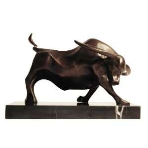  Wall Street Contemporary Bronze Bull Sculpture