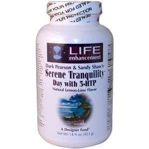 Serene Tranquility Day with 5 HTP, Natural Lemon Lime Flavor, 14.9 oz