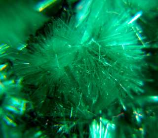 75 Electric Green BROCHANTITE Needle Crystals Congo  