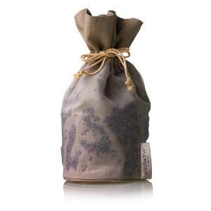   77249 Lavender Toilet Roll Tissue Bag in Natural linen