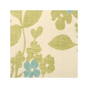    Large Floral Aqua green 14739 601 by Duralee