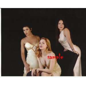 Charmed Alyssa Milano Holly Marie Combs Rose McGowan in White Gowns 