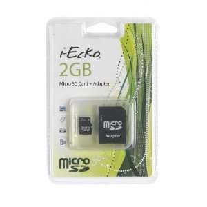  i Ecko 2GB Eco Friendly Micro SD Card plus SD Adapter 