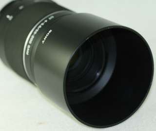 Sony 55 200mm SAM + 2X 110 400mm LENS KIT F A350 A550  