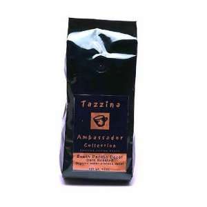 Tazzina Ambassador South Pacific Decaf Whole Bean coffee, 12 oz vacuum 