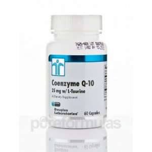   CoenzymeQ10 25mg w/ Taurine 60 Capsules