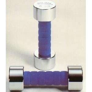  Cushioned Grip Chrome Dumbbells   10 LB Pair   CLEARANCE 