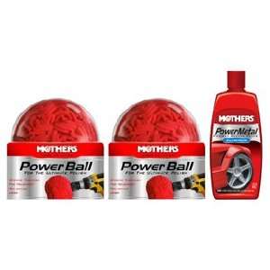  Mothers PowerBall 2 Pack with Mothers PowerMetal Aluminum 
