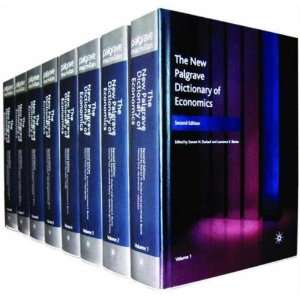 The New Palgrave Dictionary of Economics (8 Volume Set 