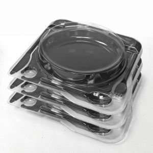  Party Plate Clear Lid