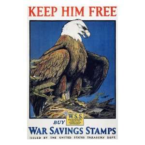  World War I Saving Stamps Premium Giclee Poster Print 