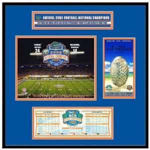   Gators 2008 BCS Champions My Ticket Frame Jr.