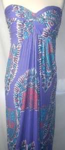 MULTI COLORED BANDEAU MAXI DRESS BY ANGIE  